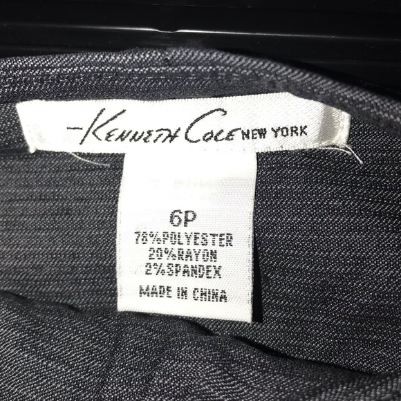 Kenneth Cole New York Women’s slacks 6p Gray - Picture 4 of 8